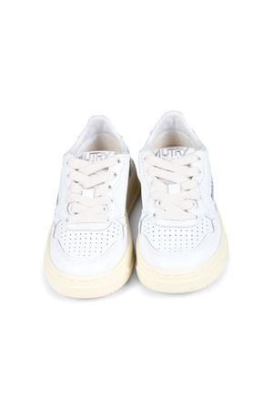 sneakers in pelle bianco AUTRY KIDS | A300KULKFF15WHTWHT